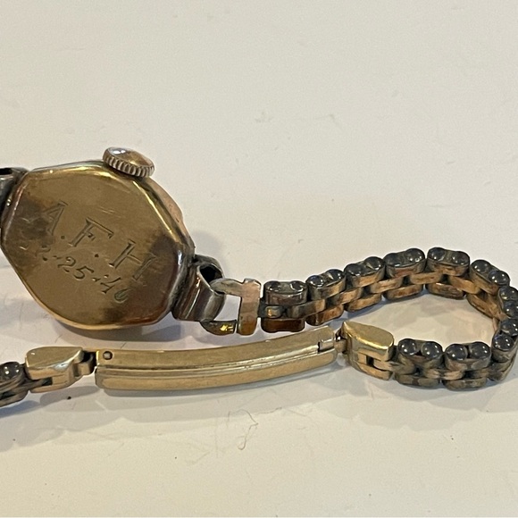 Vintage Wittnauer Longines 12k Gold Filled Women’s Watch For Repair For Parts - Picture 9 of 13